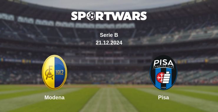 Modena — Pisa watch online for free 21.12.2024