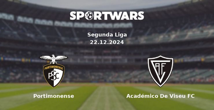 Portimonense — Académico De Viseu FC watch online for free 22.12.2024