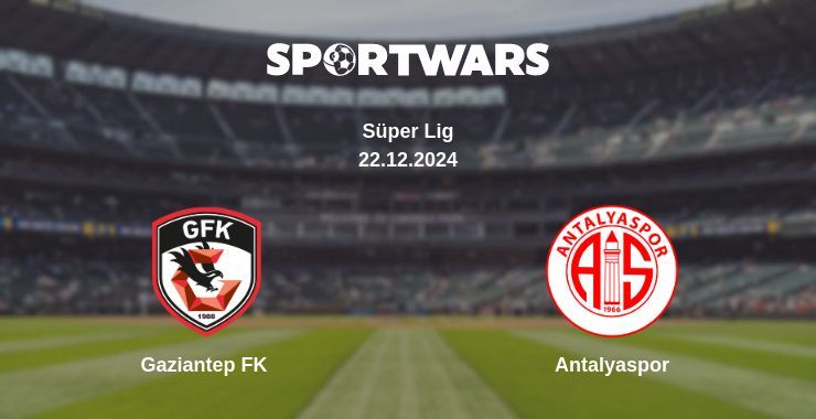 Gaziantep FK — Antalyaspor watch online for free 22.12.2024