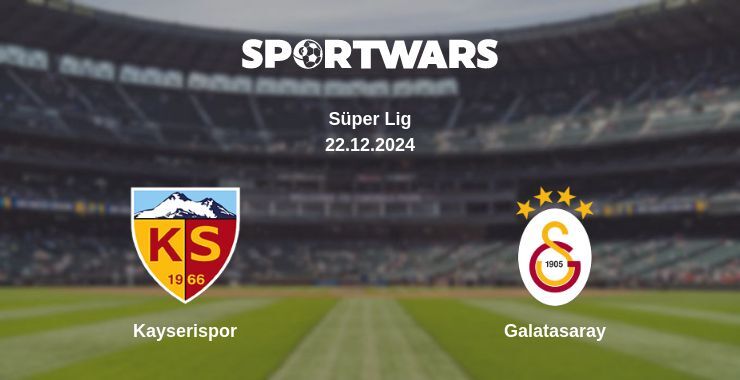 Kayserispor — Galatasaray watch online for free 22.12.2024