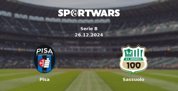 Pisa — Sassuolo watch online for free 26.12.2024