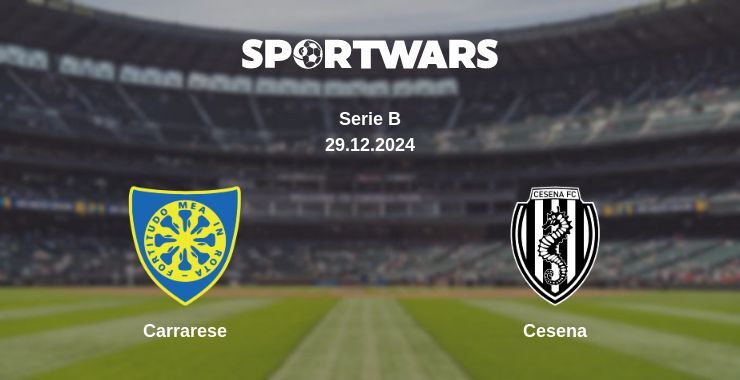 Carrarese — Cesena watch online for free 29.12.2024