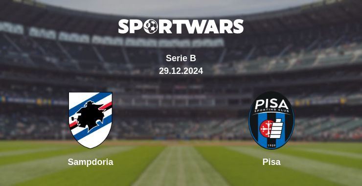 Sampdoria — Pisa watch online broadcast, 29.12.2024