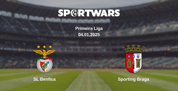 SL Benfica — Sporting Braga watch online broadcast, 04.01.2025