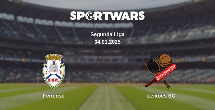 Feirense — Leixões SC watch online broadcast, 04.01.2025