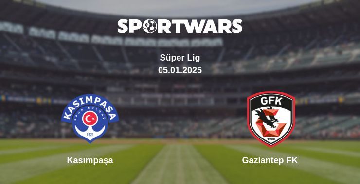 Kasımpaşa — Gaziantep FK watch online broadcast, 05.01.2025