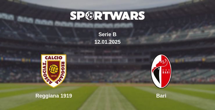 Reggiana 1919 — Bari watch online broadcast, 12.01.2025