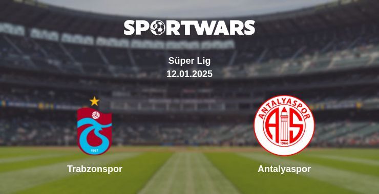 Trabzonspor — Antalyaspor watch online for free 12.01.2025