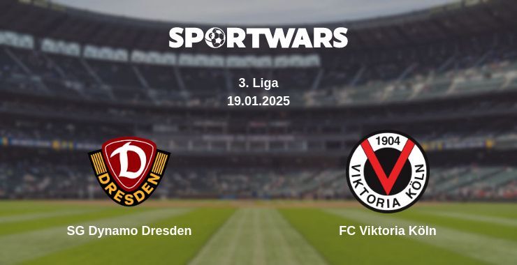 SG Dynamo Dresden — FC Viktoria Köln watch online broadcast, 19.01.2025