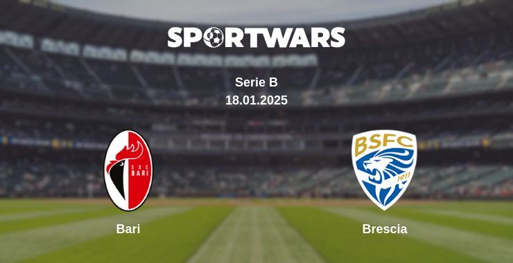 Bari — Brescia watch online broadcast, 18.01.2025