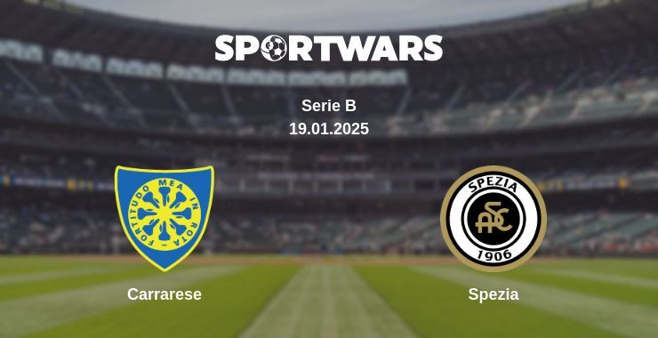 Carrarese — Spezia watch online broadcast, 19.01.2025