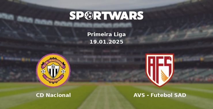 CD Nacional — AVS - Futebol SAD watch online for free 19.01.2025