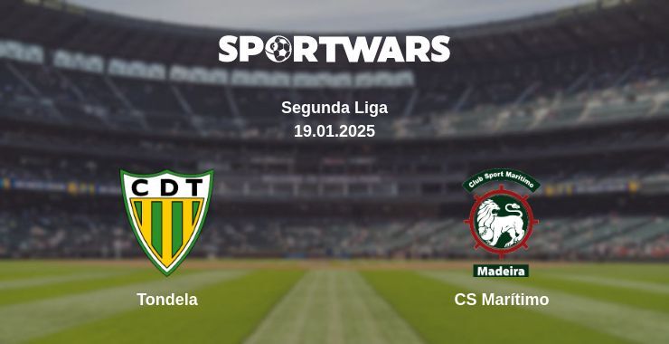 Tondela — CS Marítimo watch online broadcast, 19.01.2025