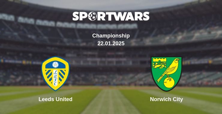 Leeds United — Norwich City watch online broadcast, 22.01.2025