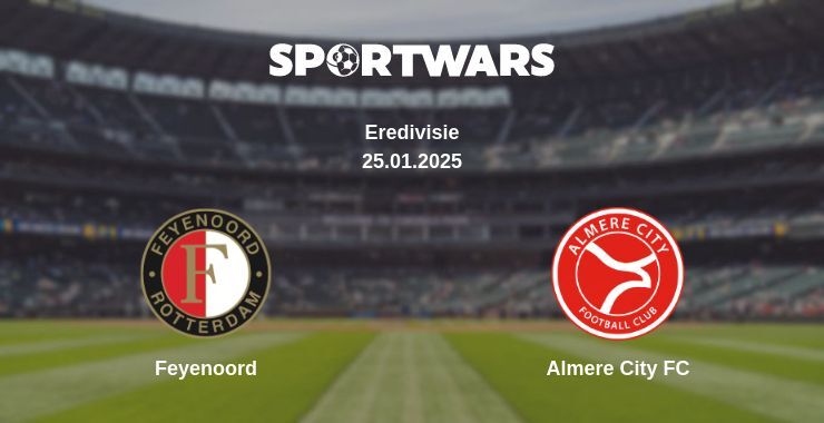 Feyenoord — Almere City FC watch online broadcast, 25.01.2025