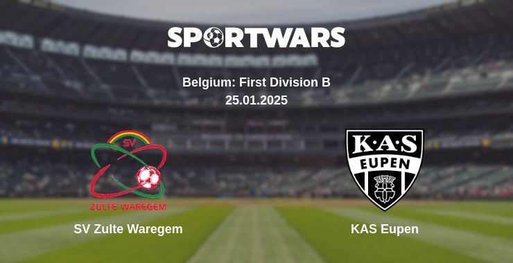 SV Zulte Waregem — KAS Eupen watch online broadcast, 25.01.2025