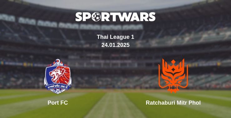 Port FC — Ratchaburi Mitr Phol watch online broadcast, 24.01.2025