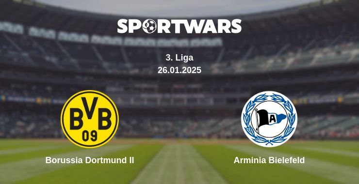 Borussia Dortmund II — Arminia Bielefeld watch online broadcast, 26.01.2025