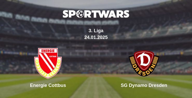 Energie Cottbus — SG Dynamo Dresden watch online broadcast, 25.01.2025