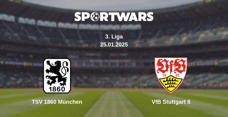 TSV 1860 München — VfB Stuttgart II watch online broadcast, 25.01.2025