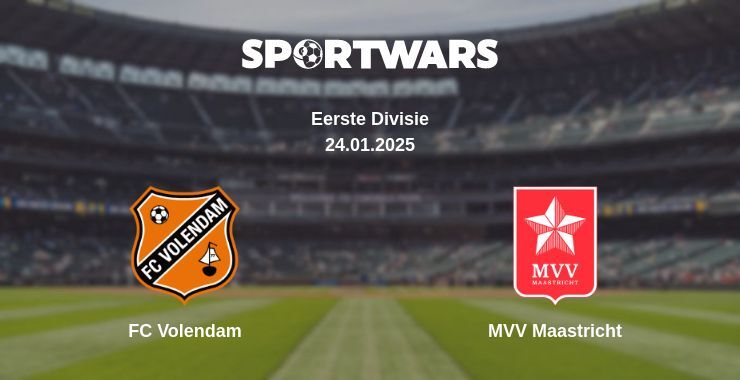 FC Volendam — MVV Maastricht watch online broadcast, 24.01.2025