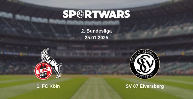 1. FC Köln — SV 07 Elversberg watch online for free 25.01.2025