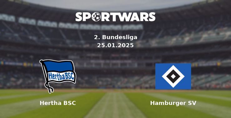 Hertha BSC — Hamburger SV watch online for free 25.01.2025