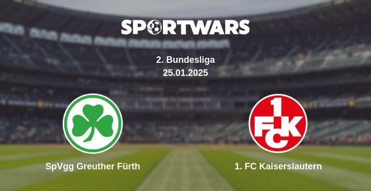 SpVgg Greuther Fürth — 1. FC Kaiserslautern watch online for free 25.01.2025