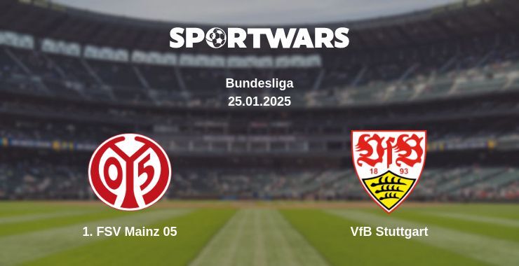 1. FSV Mainz 05 — VfB Stuttgart watch online broadcast, 25.01.2025