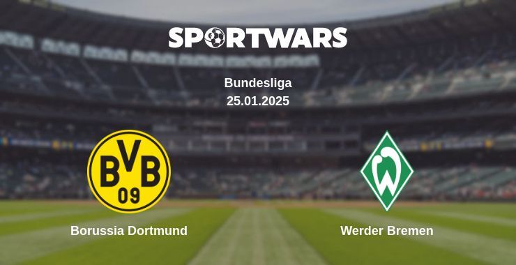 Borussia Dortmund — Werder Bremen watch online for free 25.01.2025