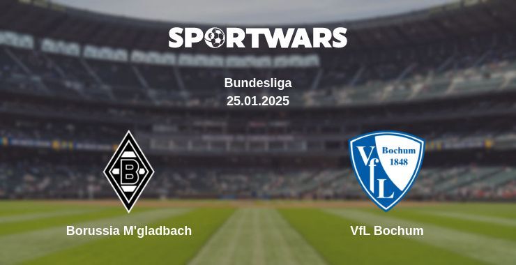 Borussia M'gladbach — VfL Bochum watch online for free 25.01.2025