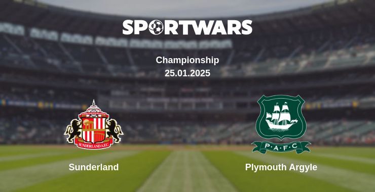 Sunderland — Plymouth Argyle watch online for free 25.01.2025