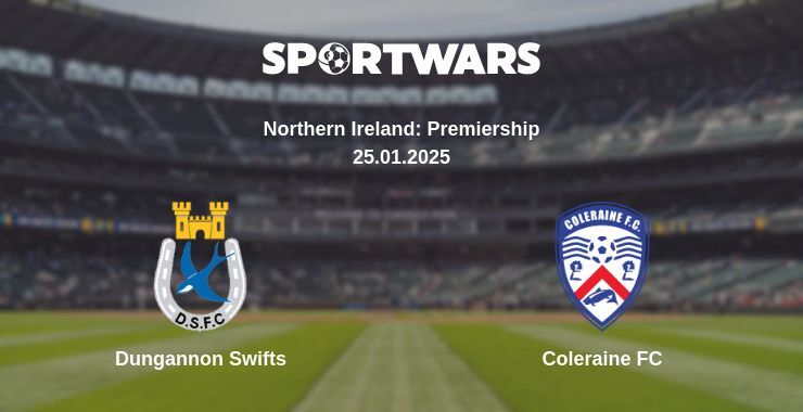 Dungannon Swifts — Coleraine FC watch online broadcast, 25.01.2025