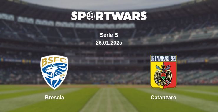 Brescia — Catanzaro watch online broadcast, 26.01.2025