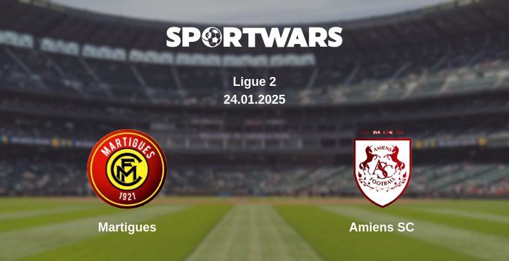 Martigues — Amiens SC watch online broadcast, 24.01.2025