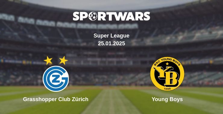 Grasshopper Club Zürich — Young Boys watch online broadcast, 25.01.2025