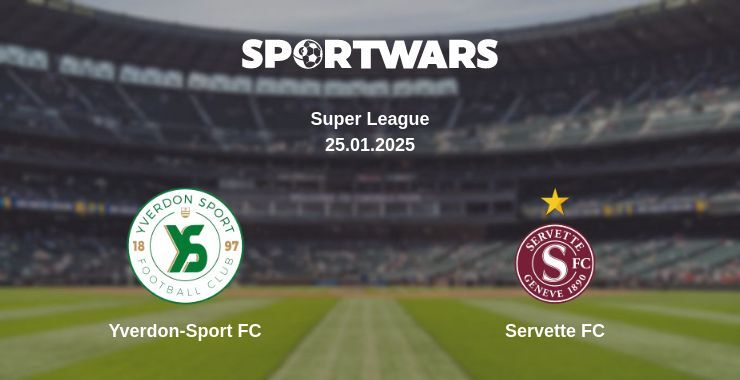 Yverdon-Sport FC — Servette FC watch online for free 25.01.2025