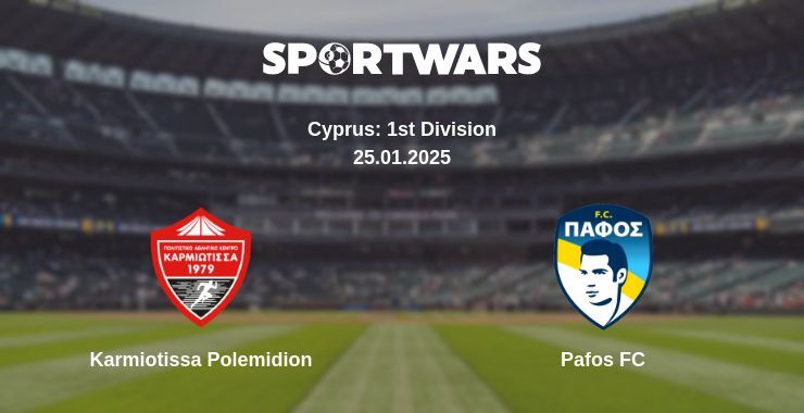 Karmiotissa Polemidion — Pafos FC watch online for free 25.01.2025