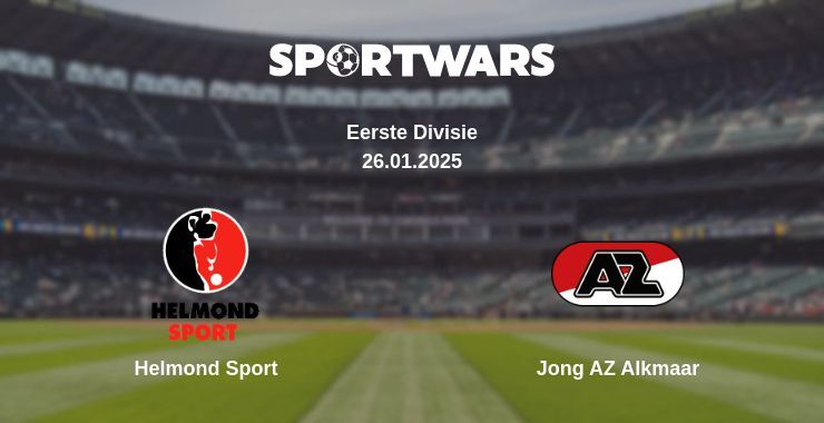 Helmond Sport — Jong AZ Alkmaar watch online broadcast, 26.01.2025