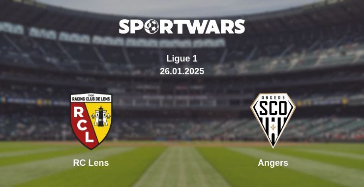 RC Lens — Angers watch online for free 26.01.2025