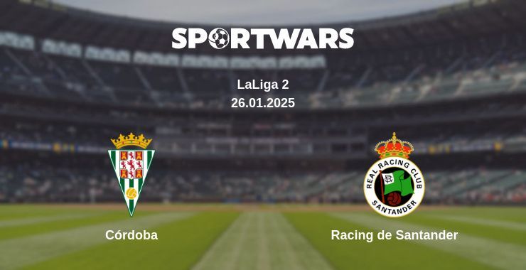 Córdoba — Racing de Santander watch online broadcast, 26.01.2025