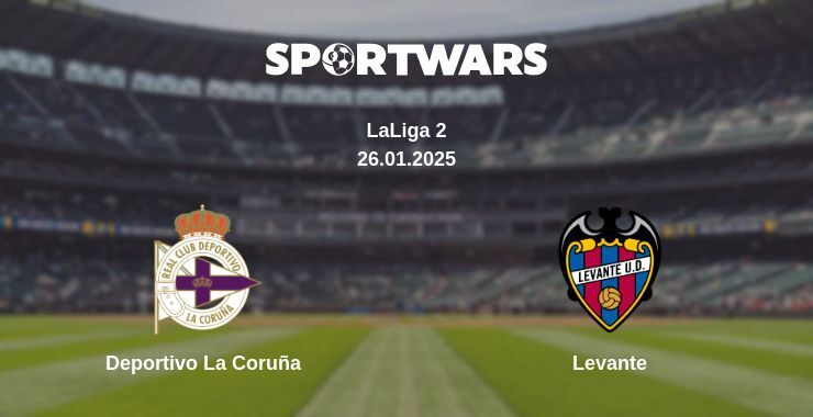 Deportivo La Coruña — Levante watch online broadcast, 26.01.2025