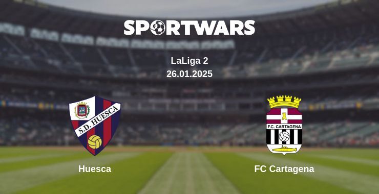 Huesca — FC Cartagena watch online broadcast, 26.01.2025