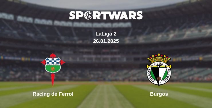 Racing de Ferrol — Burgos watch online broadcast, 26.01.2025