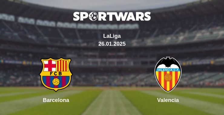 Barcelona — Valencia watch online broadcast, 26.01.2025