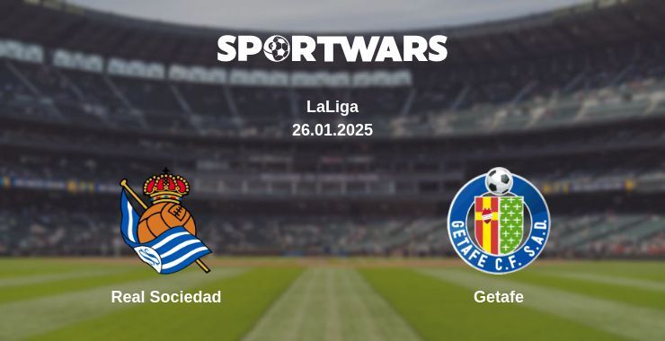 Real Sociedad — Getafe watch online broadcast, 26.01.2025