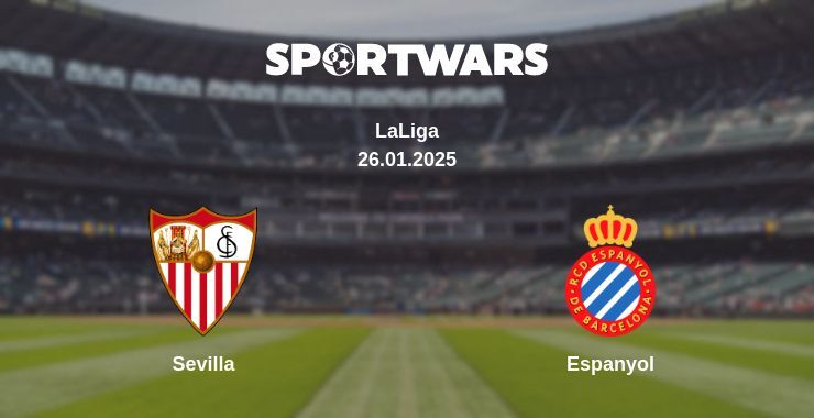 Sevilla — Espanyol watch online broadcast, 26.01.2025