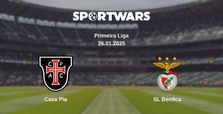 Casa Pia — SL Benfica watch online broadcast, 26.01.2025