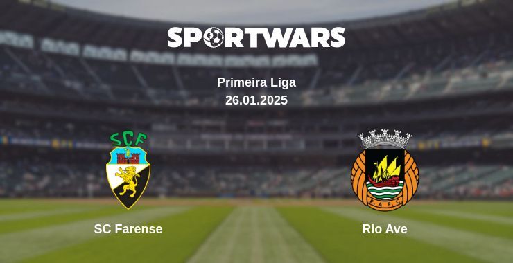 SC Farense — Rio Ave watch online broadcast, 26.01.2025