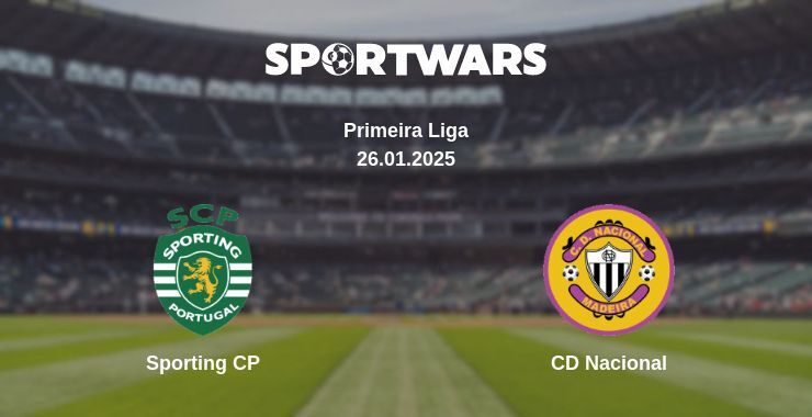 Sporting CP — CD Nacional watch online broadcast, 26.01.2025